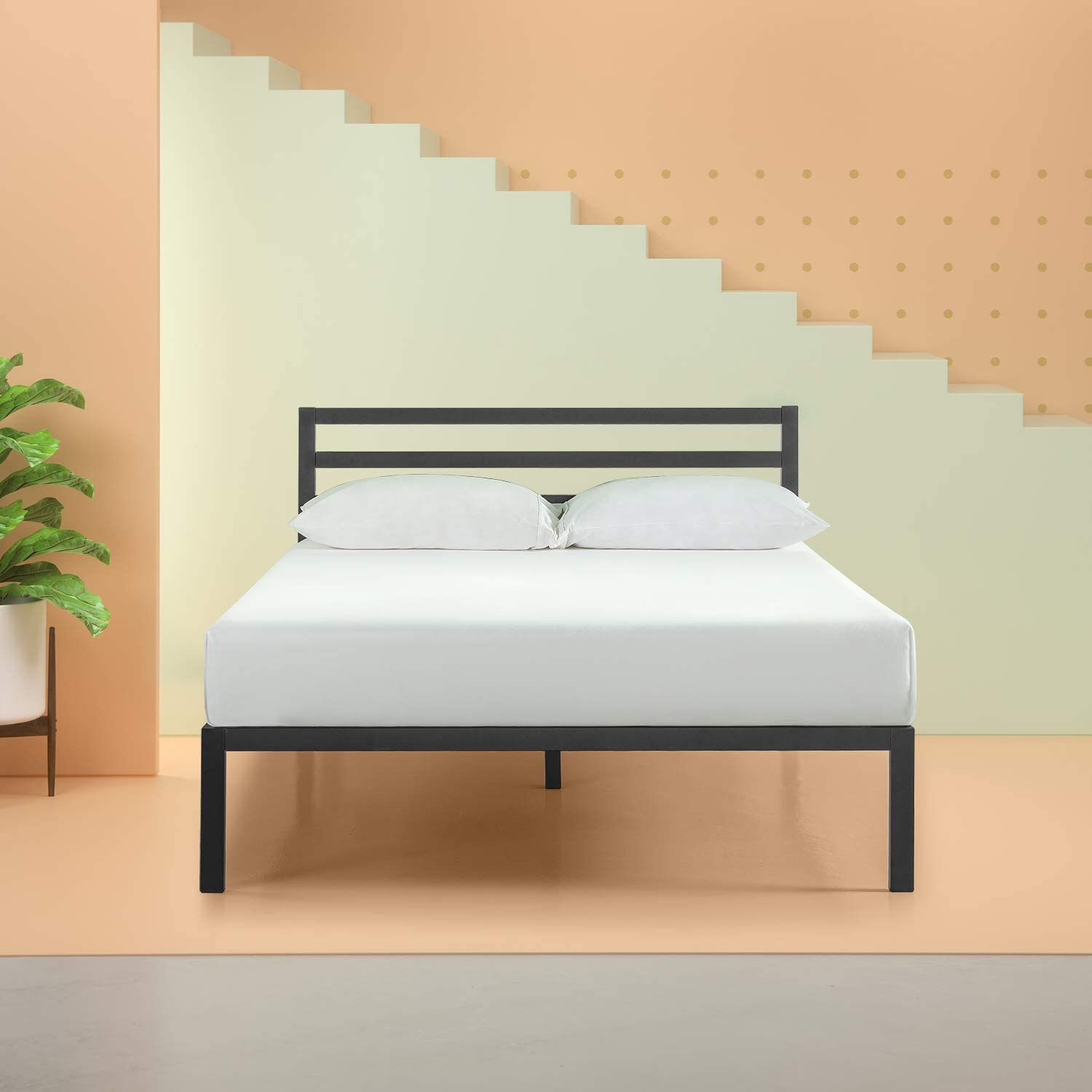 Platform Metal Bed Frame FOR  Memory Foam or Mattress TWIN FULL QUEEN KING New 