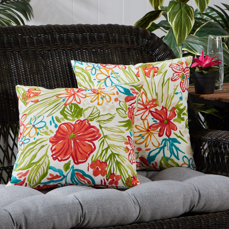 floral throw pillows