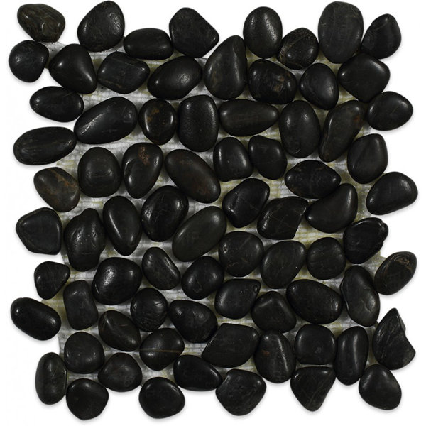 Ivy Hill Tile Random Sized Natural Stone Pebble Tile in ...