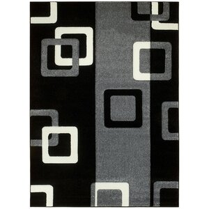 Geometric Gray Area Rug