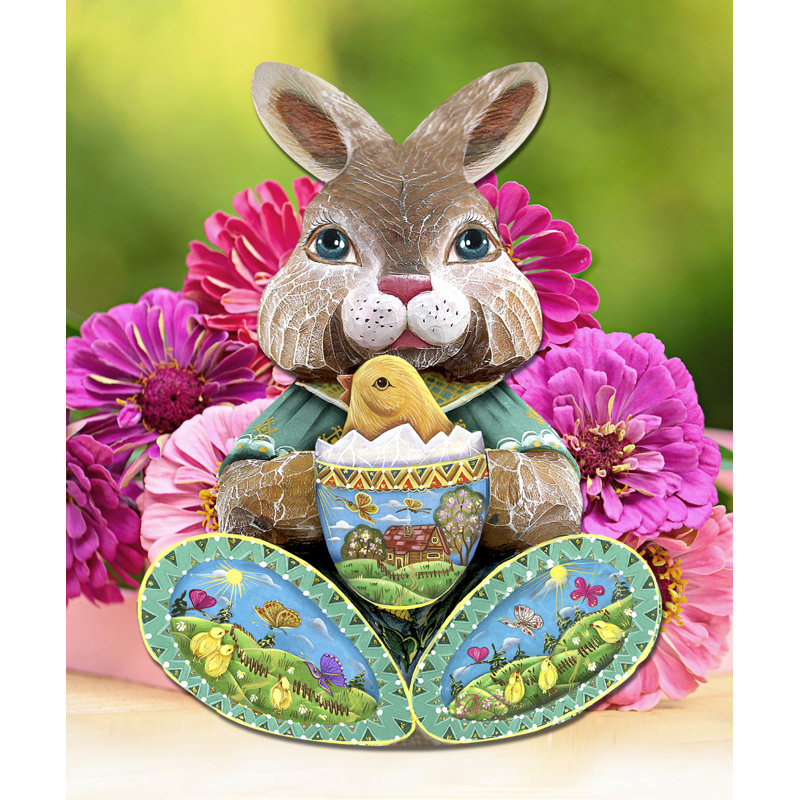 The Holiday Aisle Easter Bunny Decor Figurine Reviews Wayfair