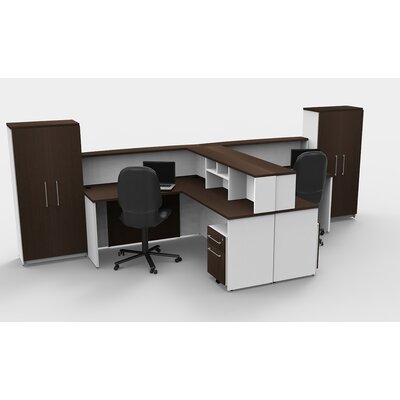 Thaney Office L Shape Reception Desk Latitude Run