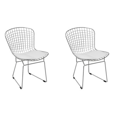 Merc Cross Back Side Chair
