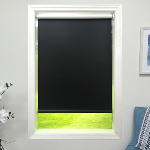 Blackout Black Roller Shade