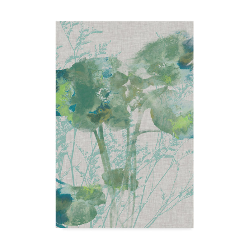 Ebern Designs Watercolor Flower Panel Ii Watercolor Painting