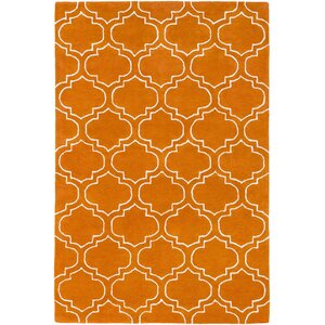 Signature Emily Hand-Tufted Orange Area Rug