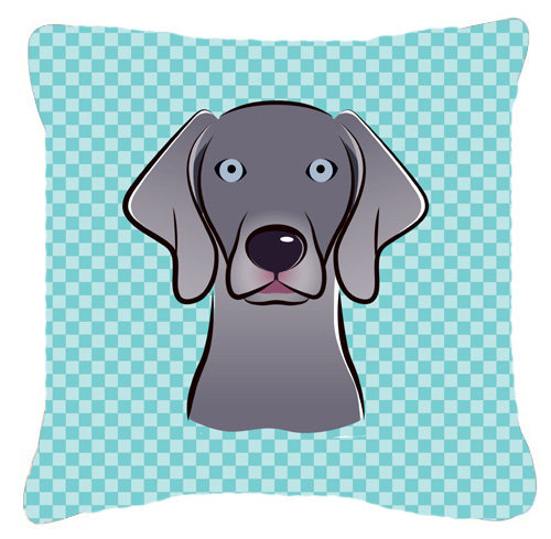 Caroline S Treasures Checkerboard Weimaraner Indoor Outdoor Throw Pillow Wayfair