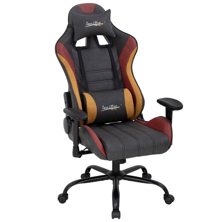 Details about   PC and Racing Game Chair Reclining Adjustable Height NO SPEAKERS Lumbar Support 