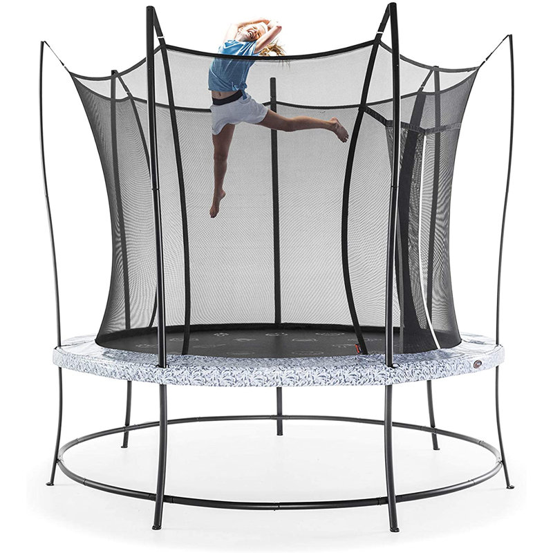 Vuly Lift Pro 13 Round Backyard Trampoline With Safety Enclosure