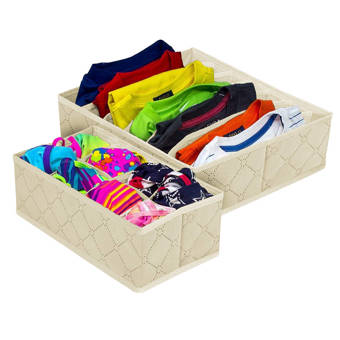 Rebrilliant 4 Pieces Fabric Underbed Storage Set Wayfair