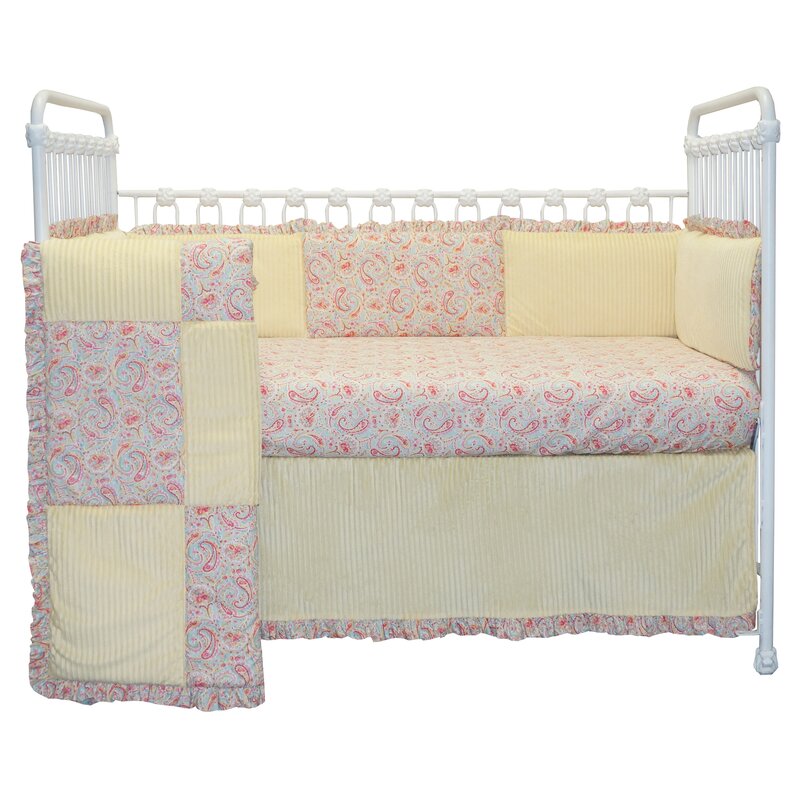 Harriet Bee Gustave Paisley 4 Piece Crib Bedding Set Wayfair