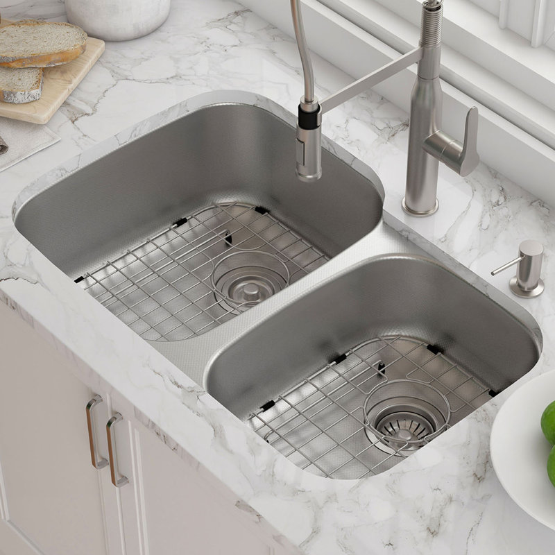 Kbu24e Kraus Outlast Microshield 19 L X 19 W Undermount Kitchen Sink Reviews Wayfair