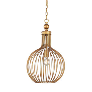 Go to store & view more images Ansonia 1-Light Globe Pendant by Bay Isle Home