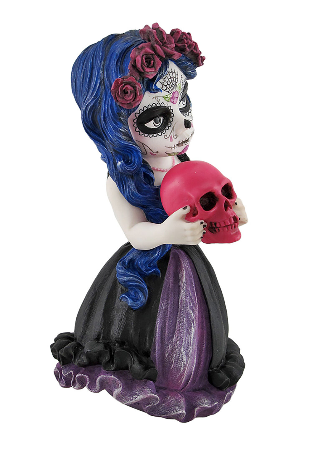 Trinx Larissa Dead Girl Holding Skull Figurine | Wayfair