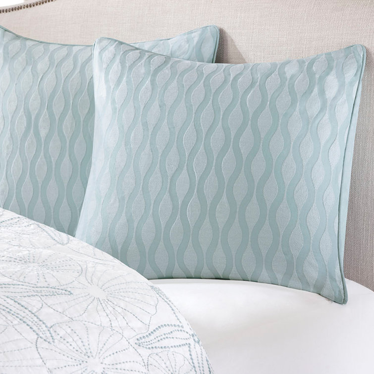 seafoam blue throw pillows
