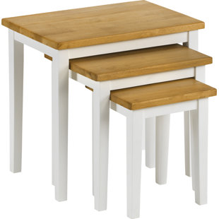 Nest Of Tables Sets Wayfair Co Uk Elvina 3 Piece Nest Of Tables
