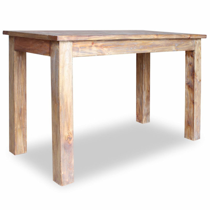 Millwood Pines Bagneux Solid Wood Dining Table Reviews Wayfair Bagneux Solid Wood Dining Table