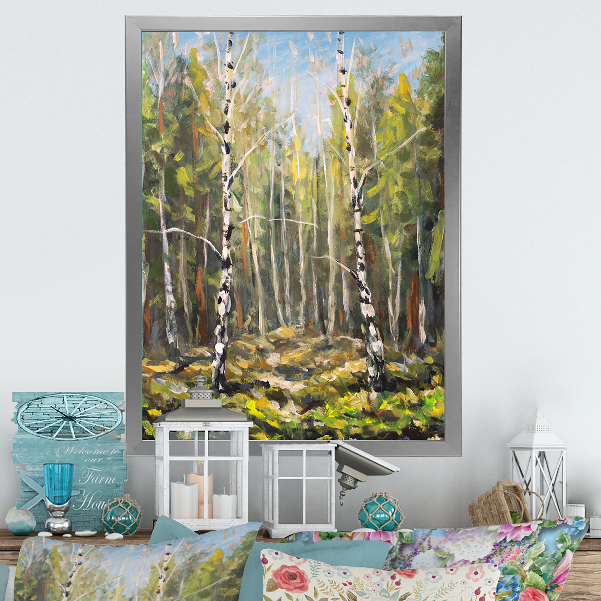 Millwood Pines Green Forest Wood Landscape Green Forest Wood Landscape 