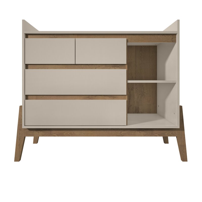 Taul 4 Drawer Combo Dresser Allmodern