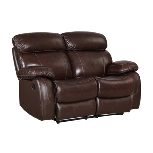 Go to store & view more images Red Barrel Studio Novoa Leather Reclining Loveseat