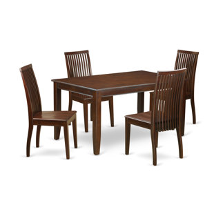 Go to store & view more images Alcott Hill Araminta 5 Piece Solid Wood Dining Set