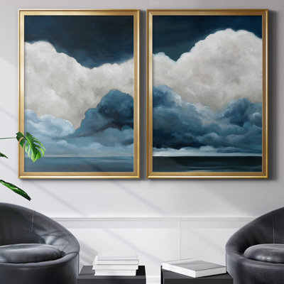 Nature's Drama I - 2 Piece Painting Print Set