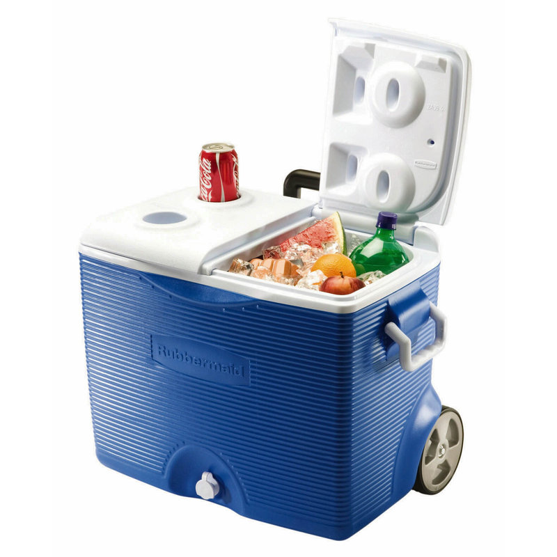 Rubbermaid 45 Qt Rolling Cooler Reviews Wayfair