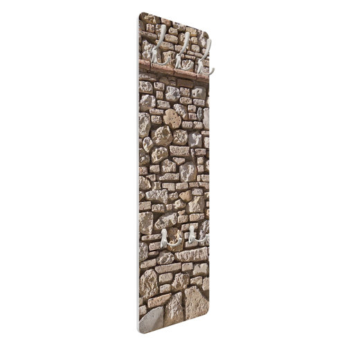 Mediterranean Stonewall Wall Mounted Coat Rack Symple Stuff