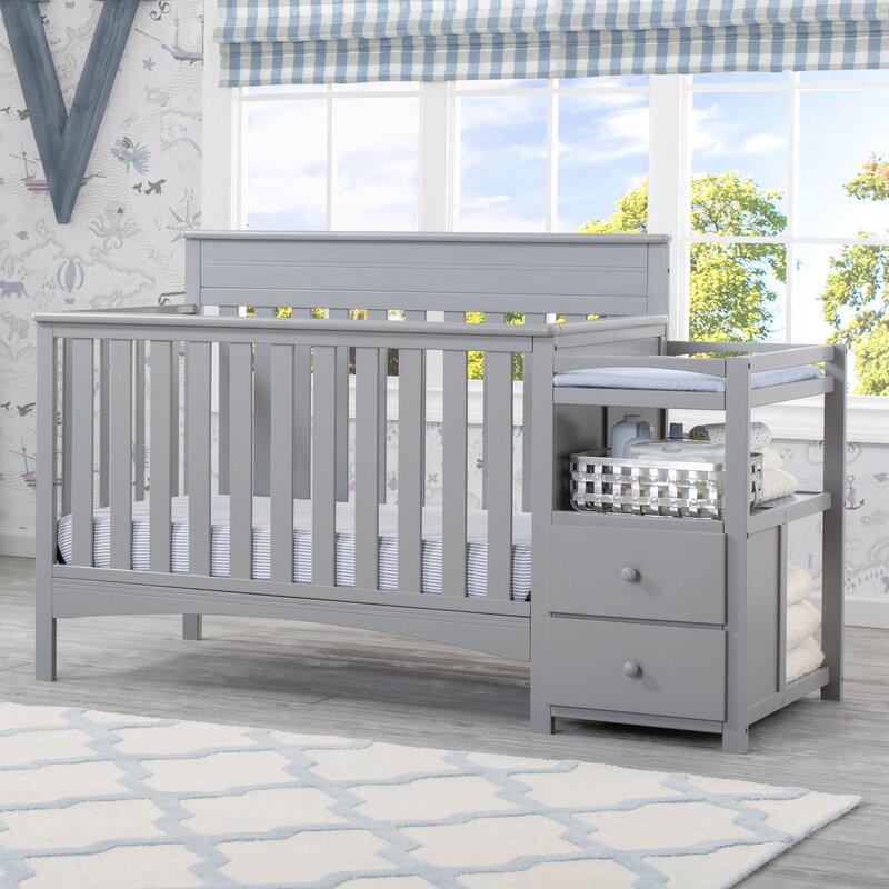 Delta Children Presley 3 In 1 Convertible Crib And Changer