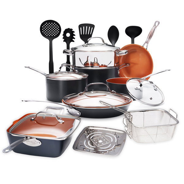Gotham Steel Original Copper 20 Piece Ceramic Non Stick ...