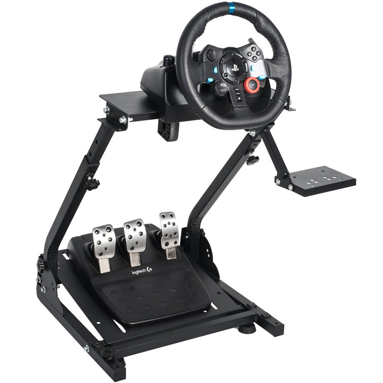 hagl kuvert Kronisk Inbox Zero Racing Steering Wheel Stand fit Logitech G25 G27 G29 G920 G923,  NO Shift Lever Pedal | Wayfair