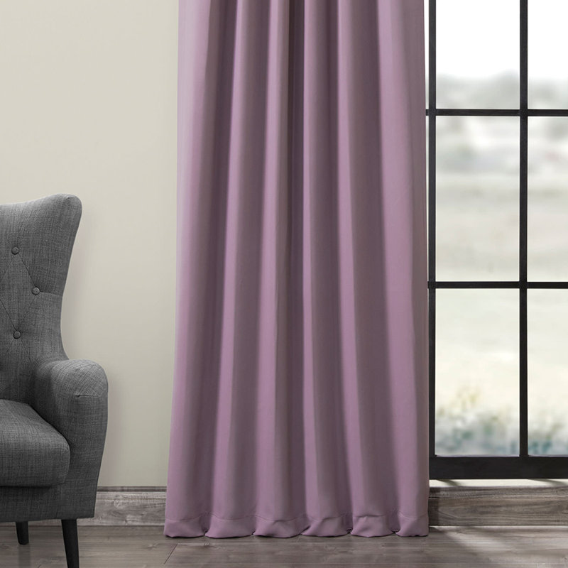 Darby Home Co Jarimannos Solid Color Blackout Rod Pocket Curtains