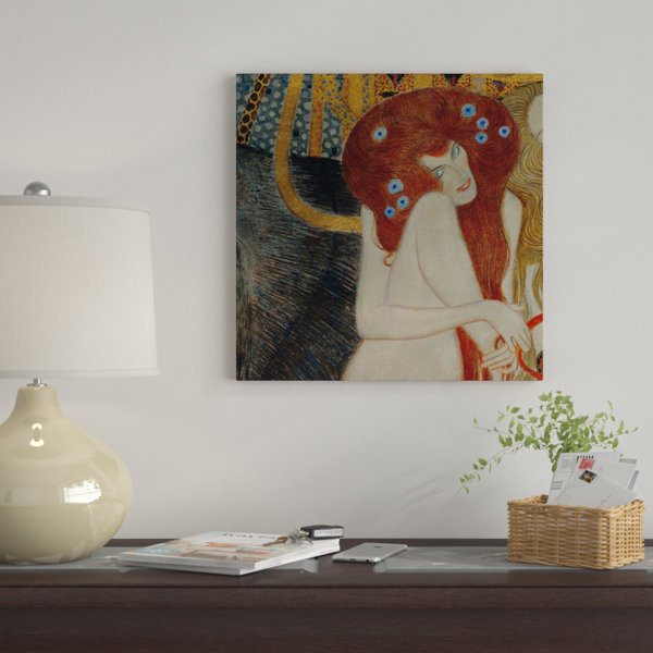 Vault W Artwork Beethoven Frieze Square Detail Bygustav Klimt Graphic Art Print On Wrapped Canvas Wayfair