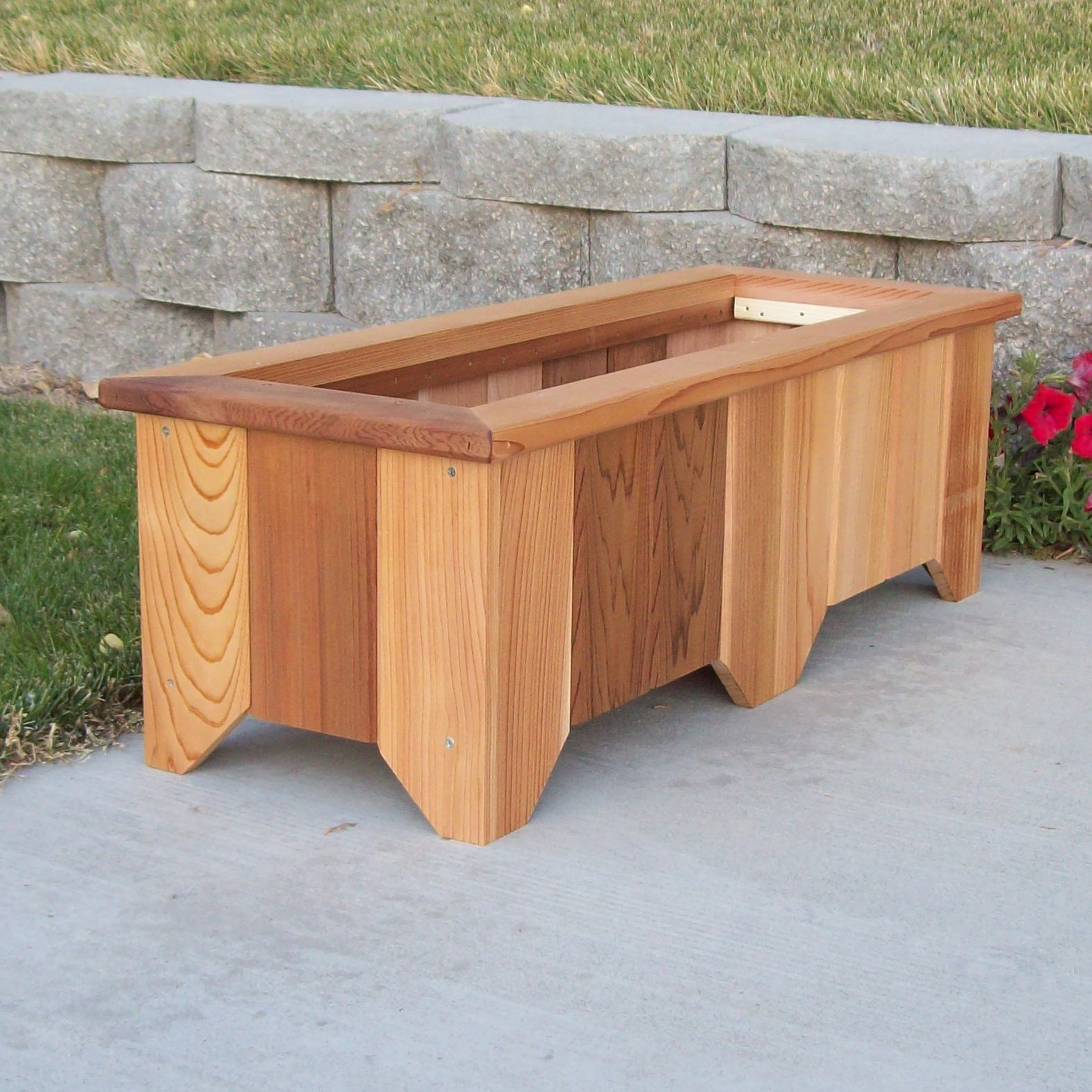 WoodCountry Cedar Planter Box & Reviews Wayfair
