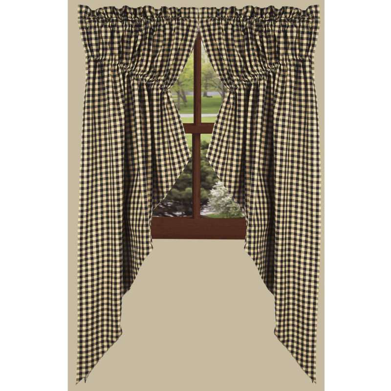 August Grove Heritage House Gathered 72 Window Valance Wayfair