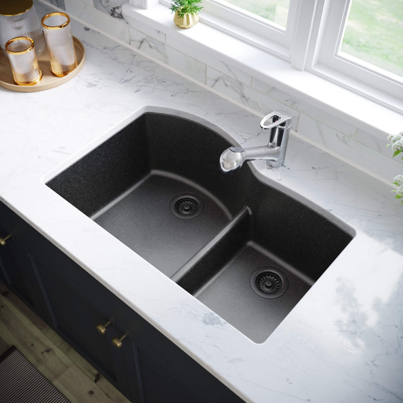 Black Granite Kitchen Sinks Undermount