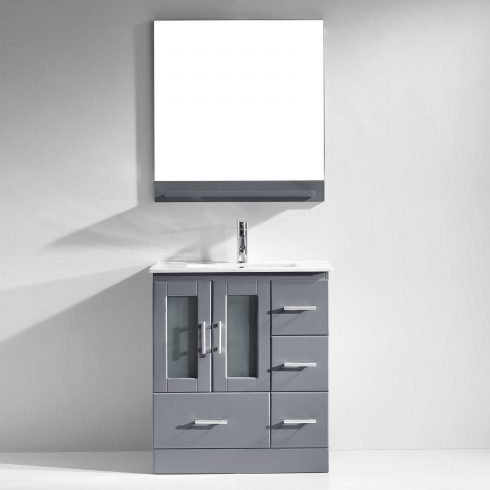 Wade Logan Duke 30 Single Bathroom Vanity Set With Mirror Reviews Duke 30 Single Bathroom Vanity Set With Mirror