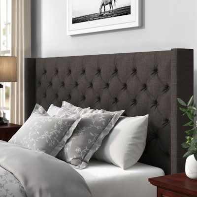 Kaster Upholstered Wingback Headboard