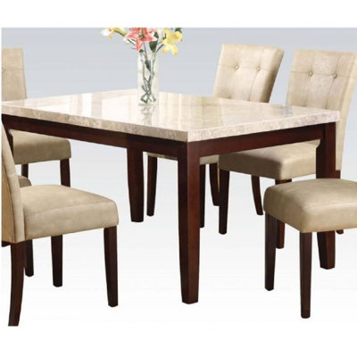 Solid Wood Dining Table Ebern Designs
