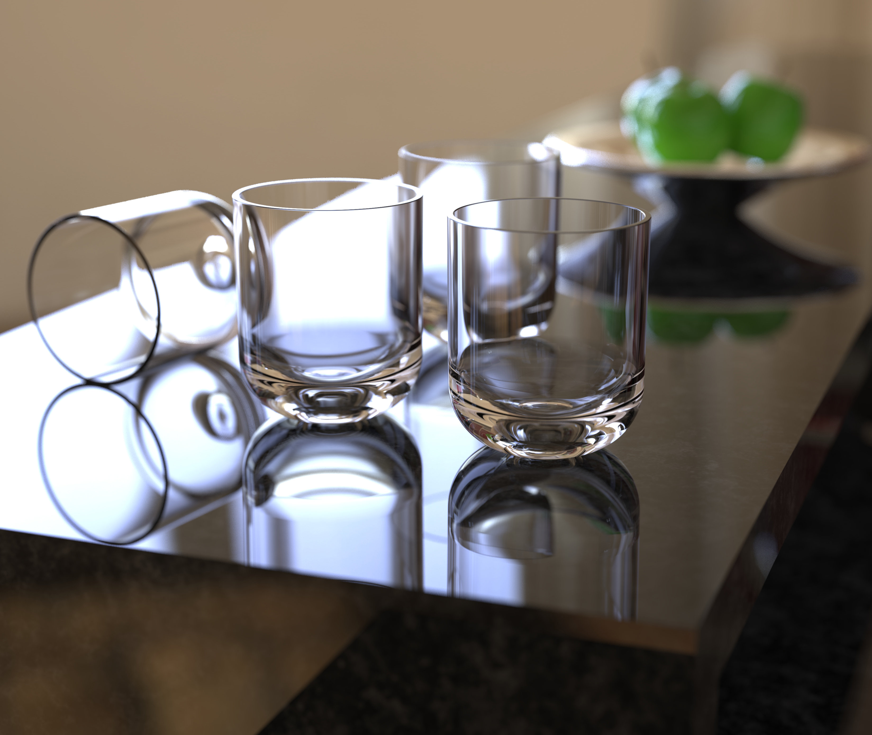 plastic drinking glasses