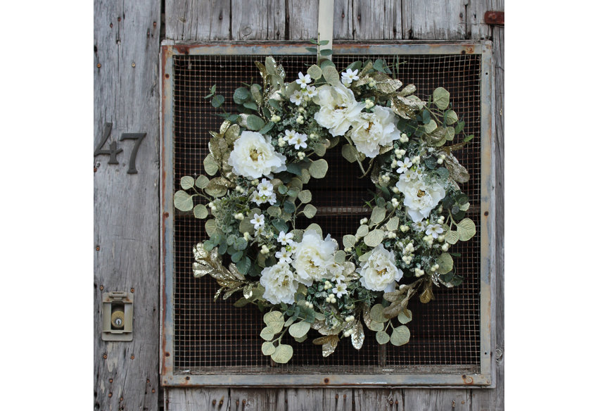 ZJL220 Hydrangea wreath Wedding Wreath Flower Christmas Garland Home door Decoration ZJL220 Hydrangea wreath Wedding Wreath Flower Christmas Garland Home door Decoration