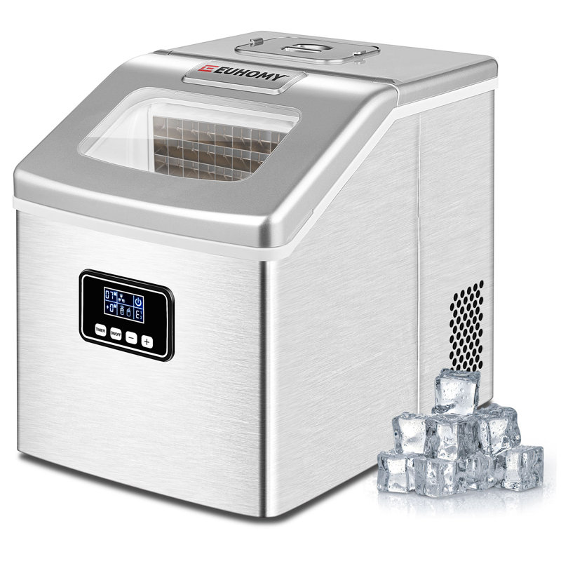 Euhomy Countertop 40 Lb Daily Production Freestanding Clear Ice Maker Reviews Wayfair