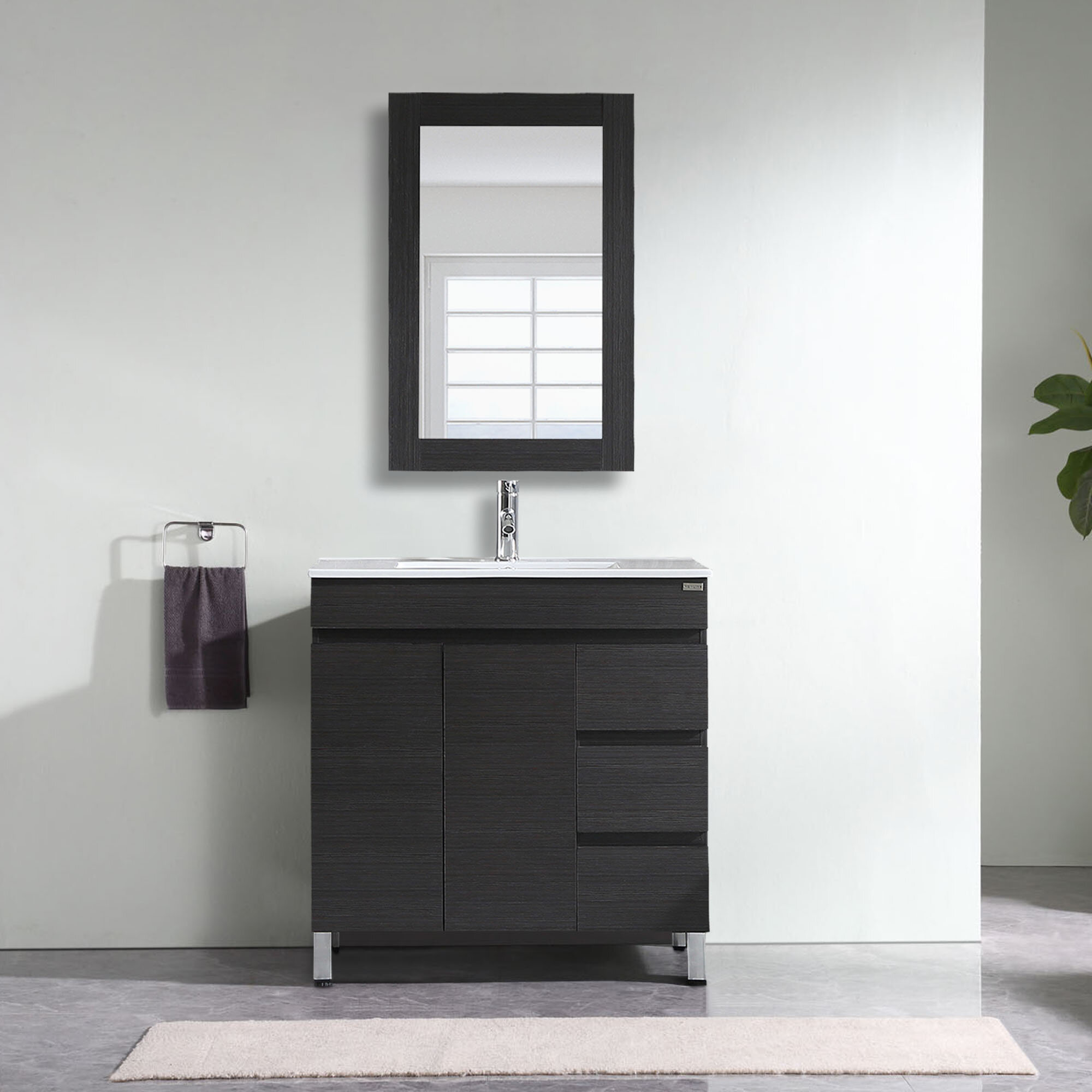 Chasimi 32 Single Bathroom Vanity Set With Mirror Wayfair