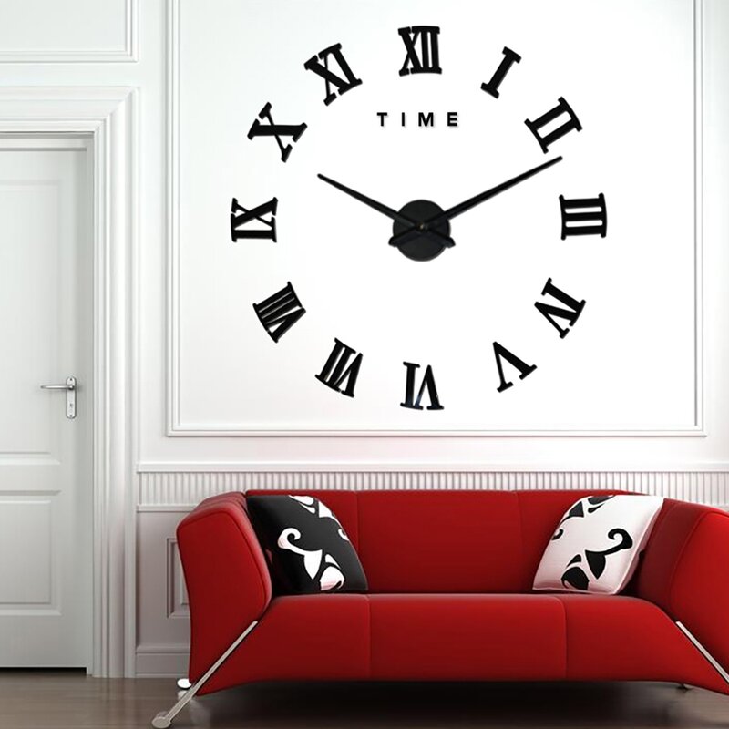 Oversized Wall Decorations - Oversized Attapulgus Creative Design Wall Clock