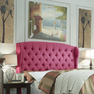 Pink Headboards You Ll Love Wayfair Leatham Upholstered Wingback Headboard