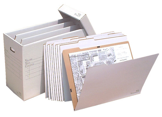 Vertical Flat File System Filing Box