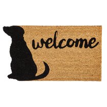 KIS Premium Quality Doormat Flocked Durable Modern Designs 16x28 Design 2 PET Friendly Recycled Rubber 
