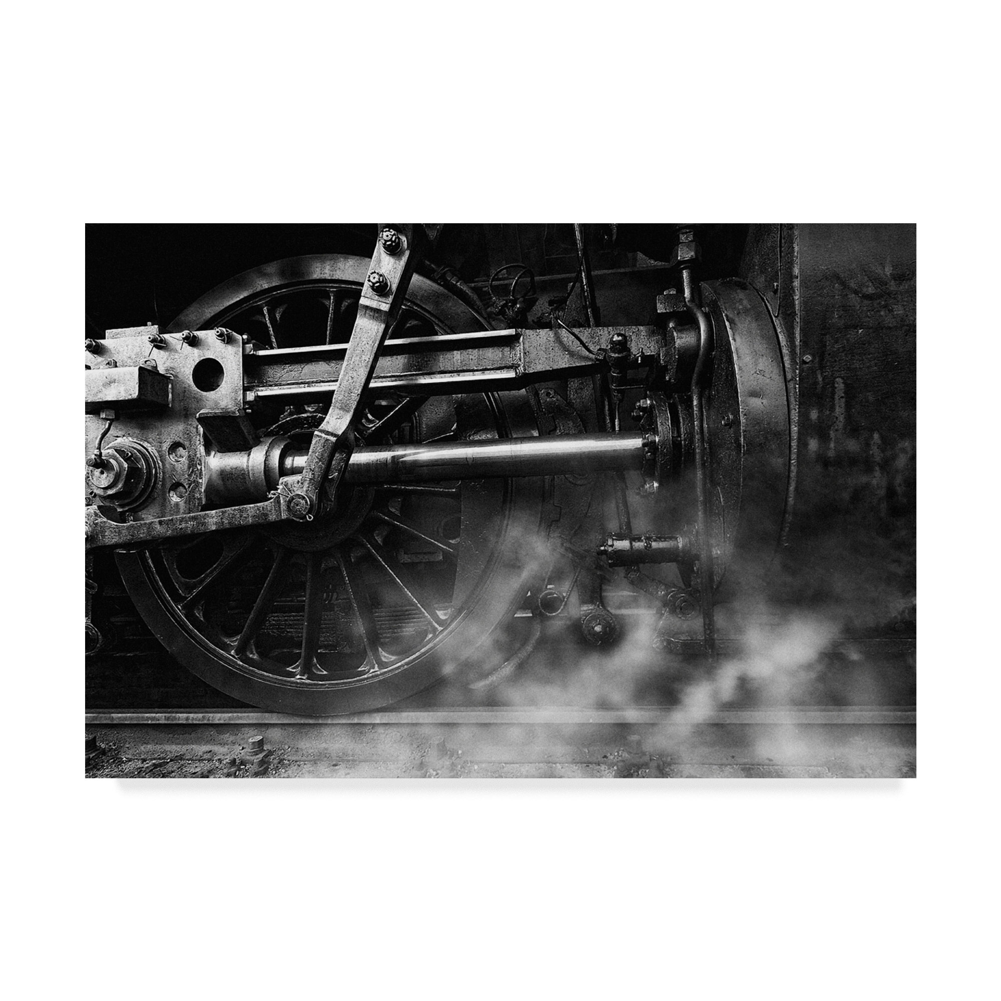 East Urban Home Locomotive Breath Photographic Print On Wrapped Canvas Wayfair