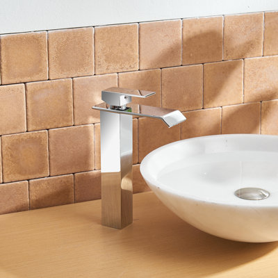 Single Hole One Handle Waterfall Vessel Sink Faucet