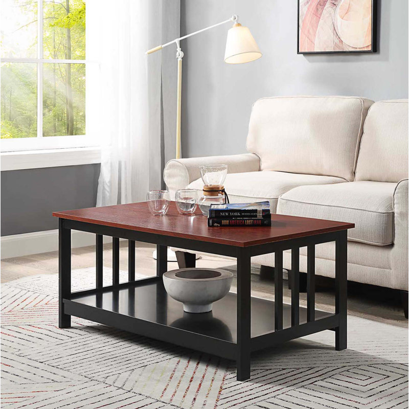Andover Mills Minerva Coffee Table With Storage Reviews Wayfair